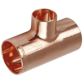 End Feed Branch Reduced Tee (15mm x 15mm x 10mm)