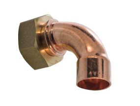 End Feed Angled Cylinder Union (22mm x 1 BSP)