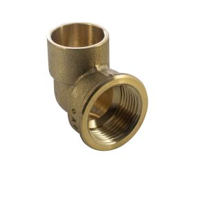 End Feed Female Iron Elbow 90 Adaptor (15mm x 1/2 BSP)