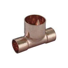 End Feed Both Ends Reduced Tee (15mm x 15mm x 22mm)