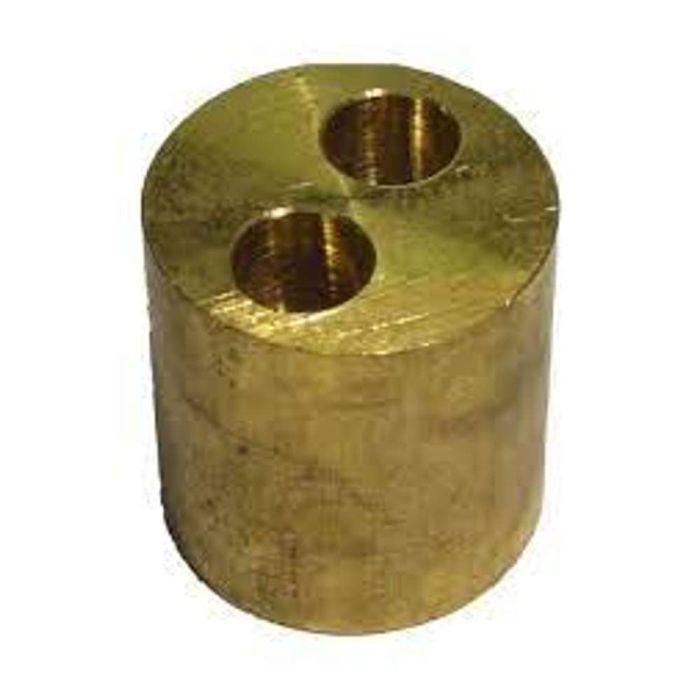 End Feed Brass Bullet Manifold (22mm x 10mm) (2-Way)